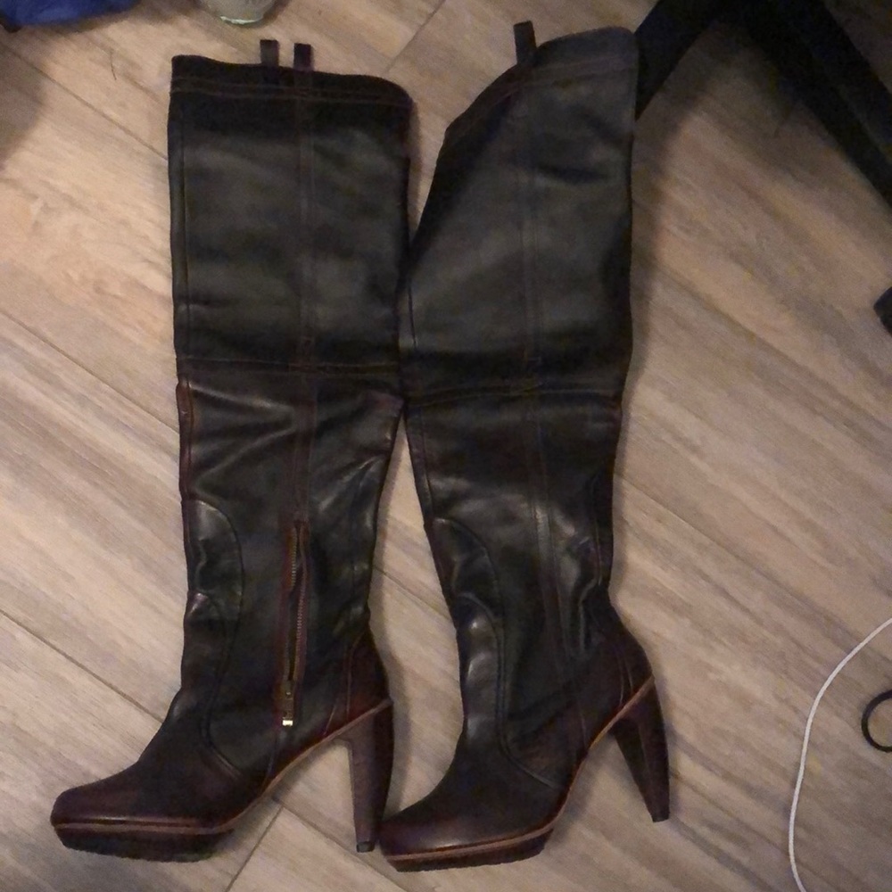J Shoes Isabelle Thigh High Boots Size 8